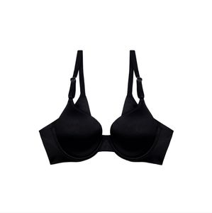 NWT Secret Treasures Light Lined Bra with Bonded Back Black size 34D